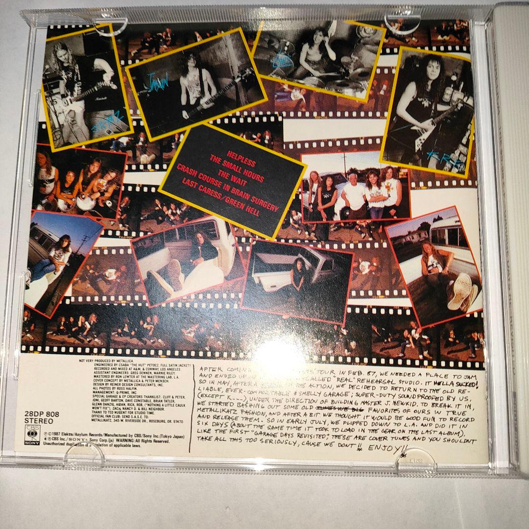 メタリカ The $5.98 E.P. - メタルガレージステッカー試験問題付き