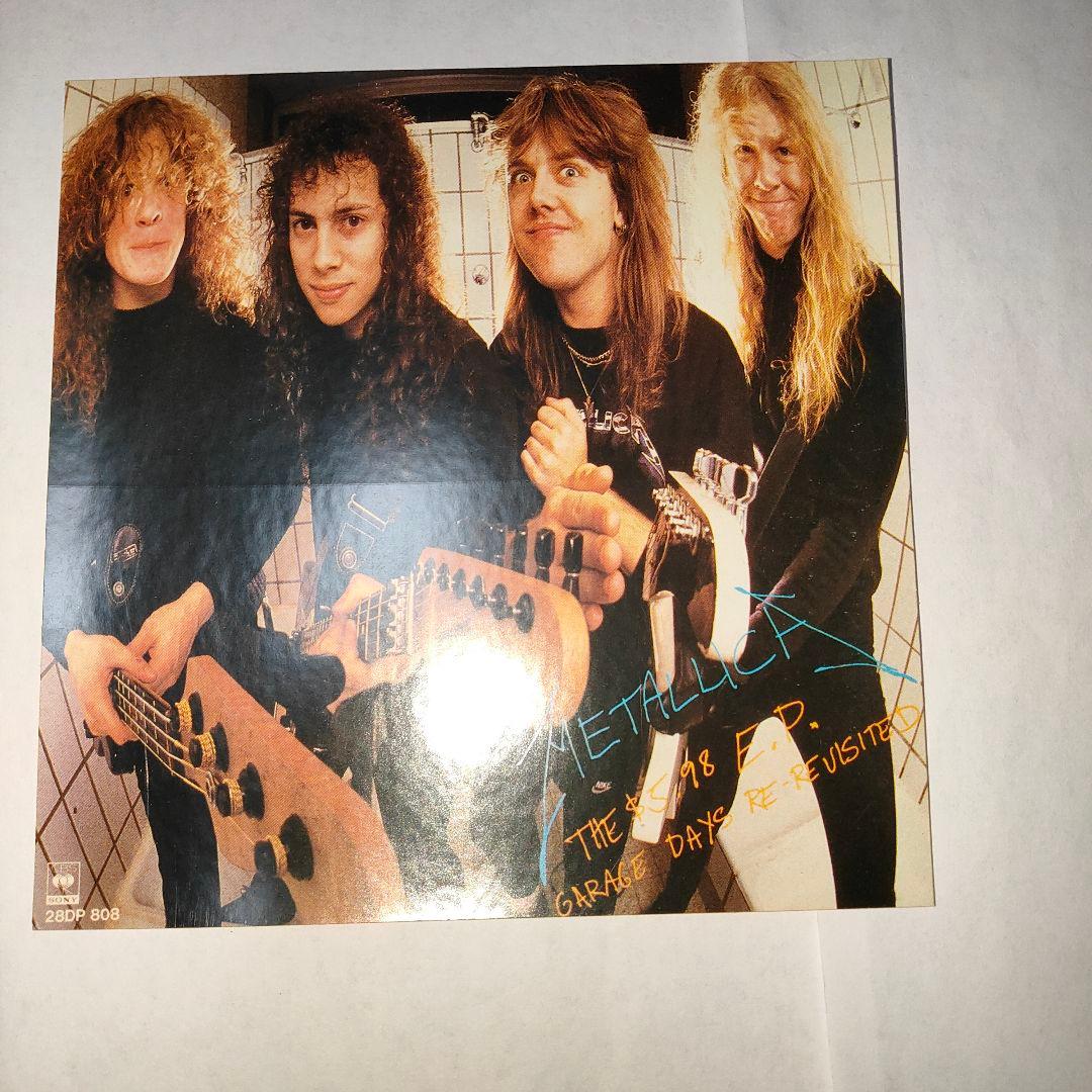 メタリカ The $5.98 E.P. - メタルガレージステッカー試験問題付き