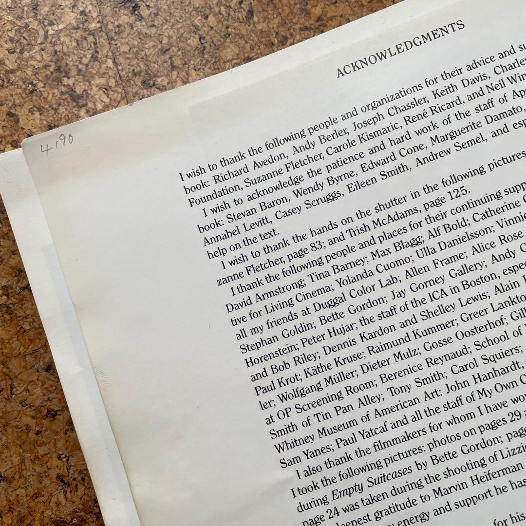 【サイン本】ナン・ゴールディン