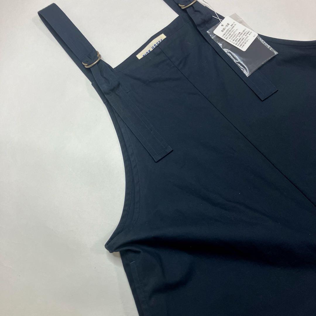 【試着のみ】ピンクハウス 黒 ロゴ刺繍使い サロペットパンツ/2023年