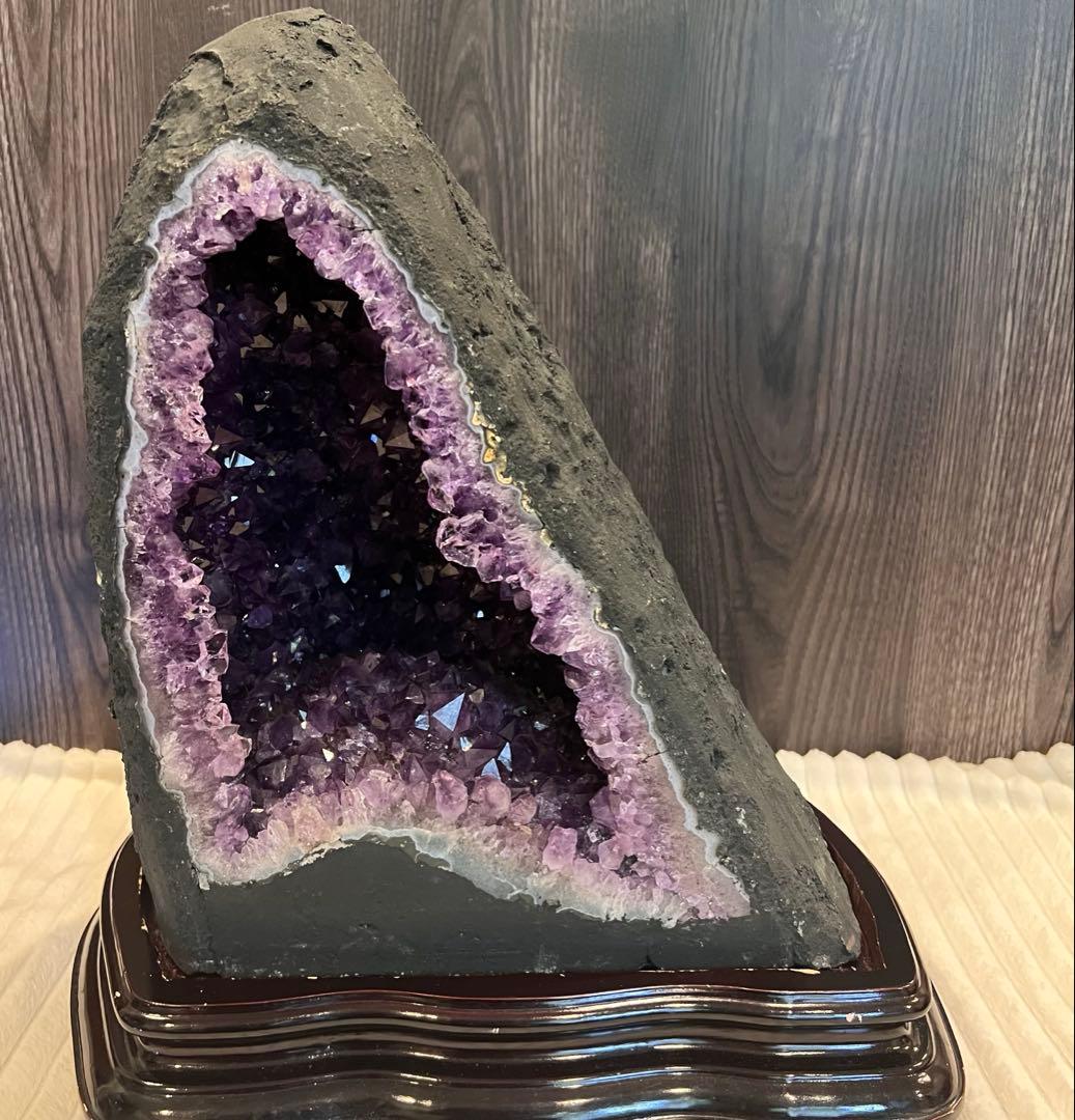 アメジスト ドーム 天然石 ブラジル産約21.2kg ドーム高さ36cm 台付き