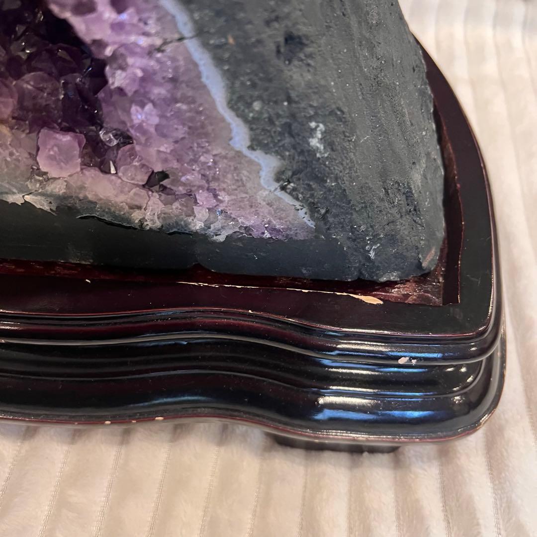 アメジスト ドーム 天然石 ブラジル産約21.2kg ドーム高さ36cm 台付き