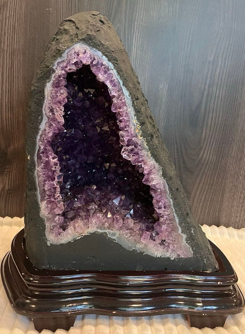 アメジスト ドーム 天然石 ブラジル産約21.2kg ドーム高さ36cm 台付き