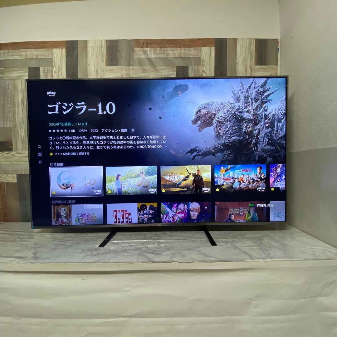 即日受渡❣️全国送料込LG60型4KテレビYouTube.Netflix新品リモ