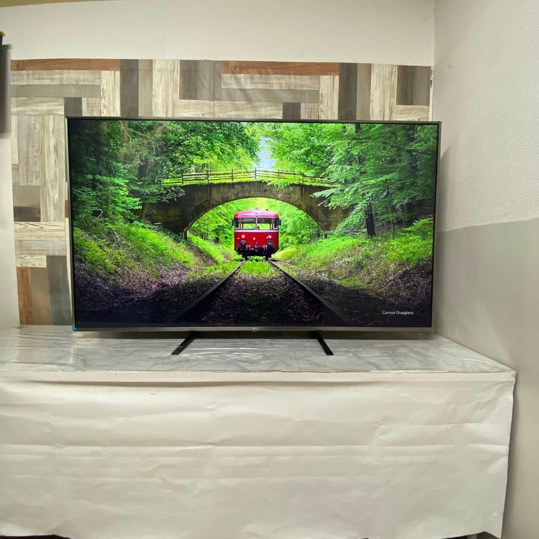 即日受渡❣️全国送料込LG60型4KテレビYouTube.Netflix新品リモ