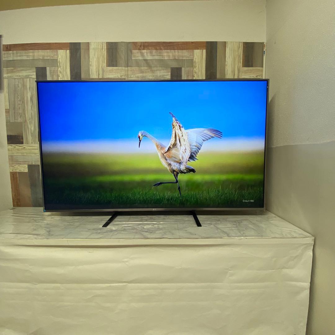 即日受渡❣️全国送料込LG60型4KテレビYouTube.Netflix新品リモ