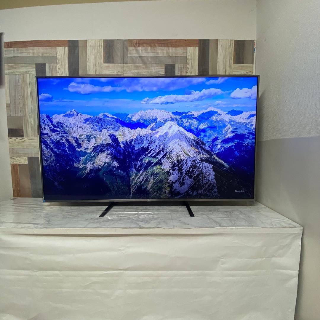 即日受渡❣️全国送料込LG60型4KテレビYouTube.Netflix新品リモ