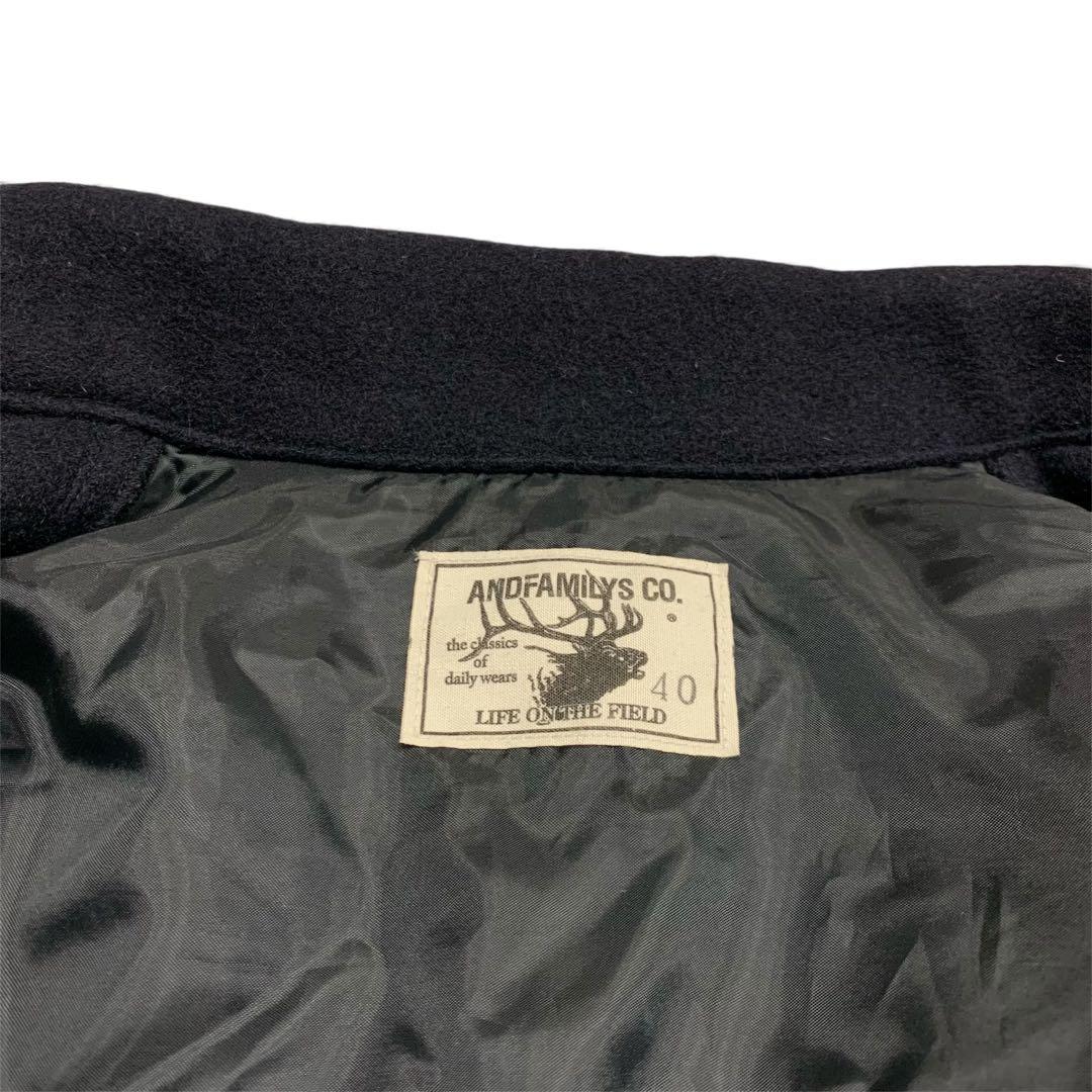 【未使用 L】アンドファミリーANDFAMILYS CPOジャケット Pコート