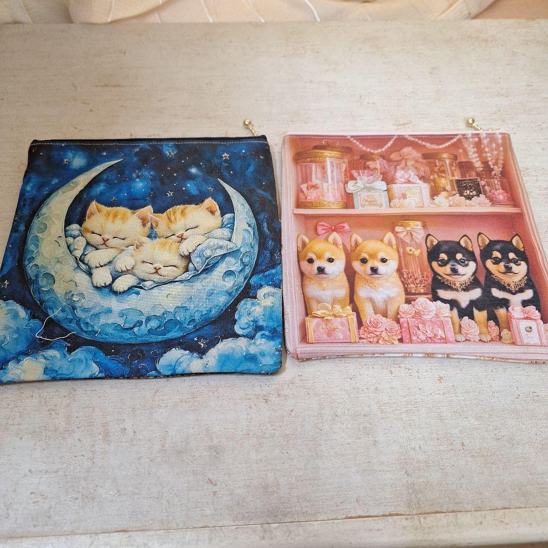 可愛いパネル生地　ハンドメイド