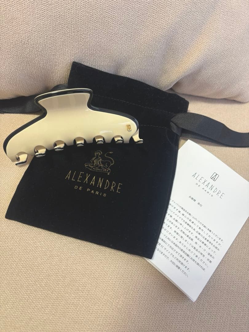 【ALEXAXDRE DE PARIS】アレクサンドル ドゥ パリ　ヘアクリップ