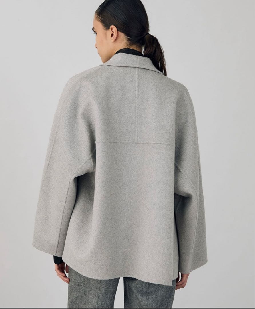 【新品・未使用・タグ付】DES PRÉS オープンフロント ウールコート