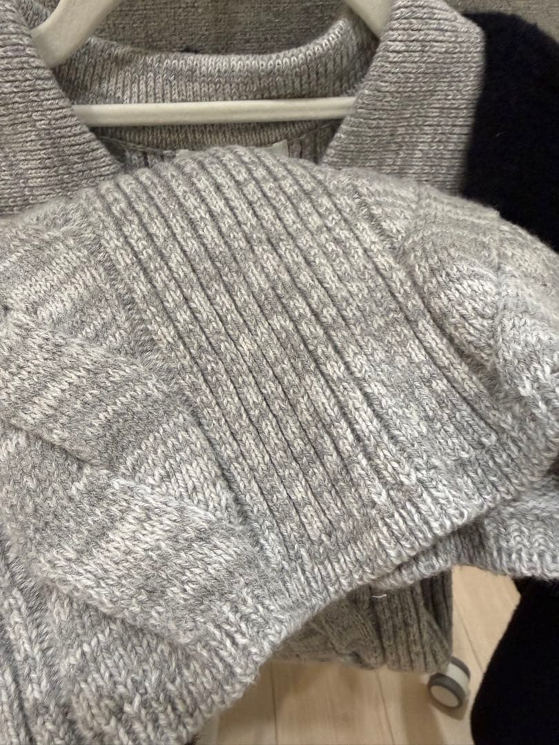 Darich ダーリッチ ショートボレロニットミニワンピース グレー GRY