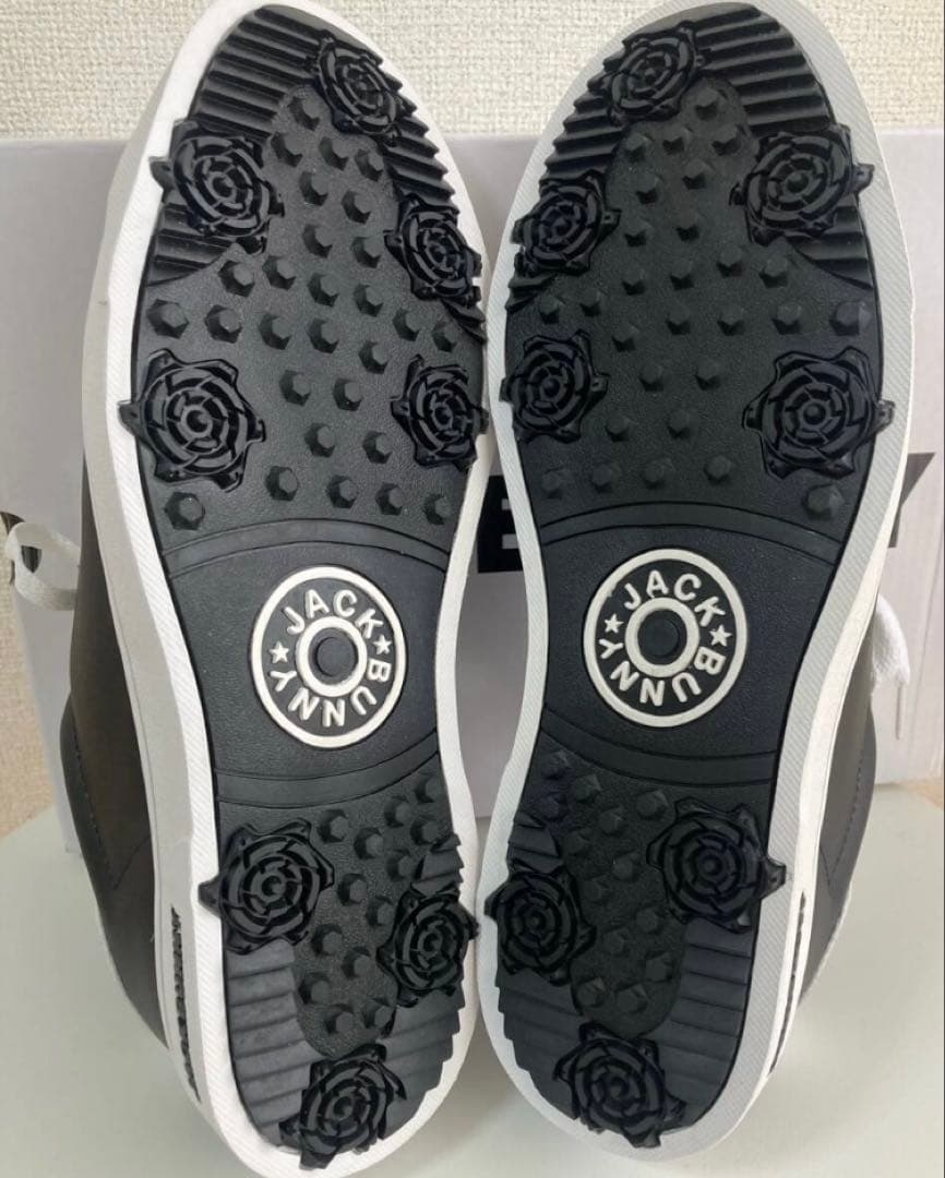 新品 パーリーゲイツ ジャックバニー スパイクレスシューズ 黒 26.5cm