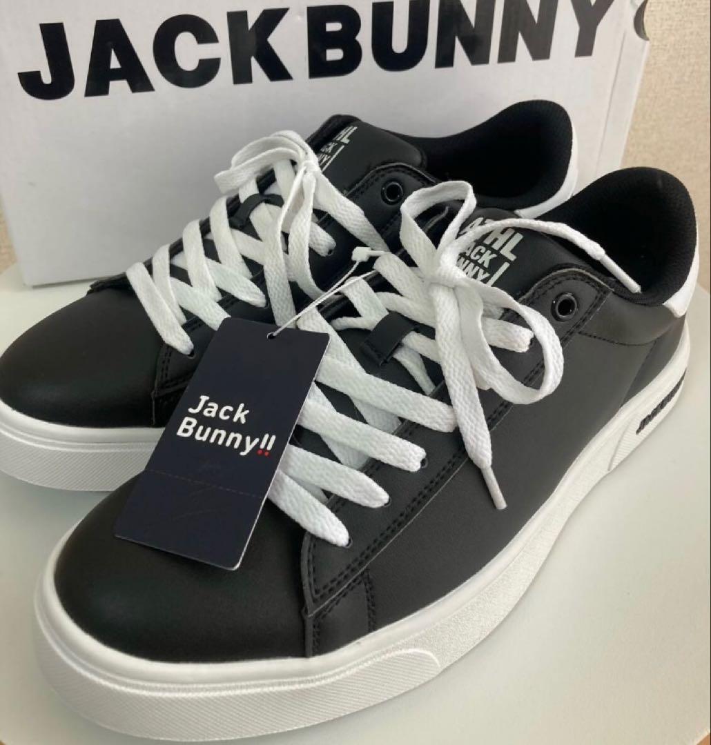 新品 パーリーゲイツ ジャックバニー スパイクレスシューズ 黒 26.5cm