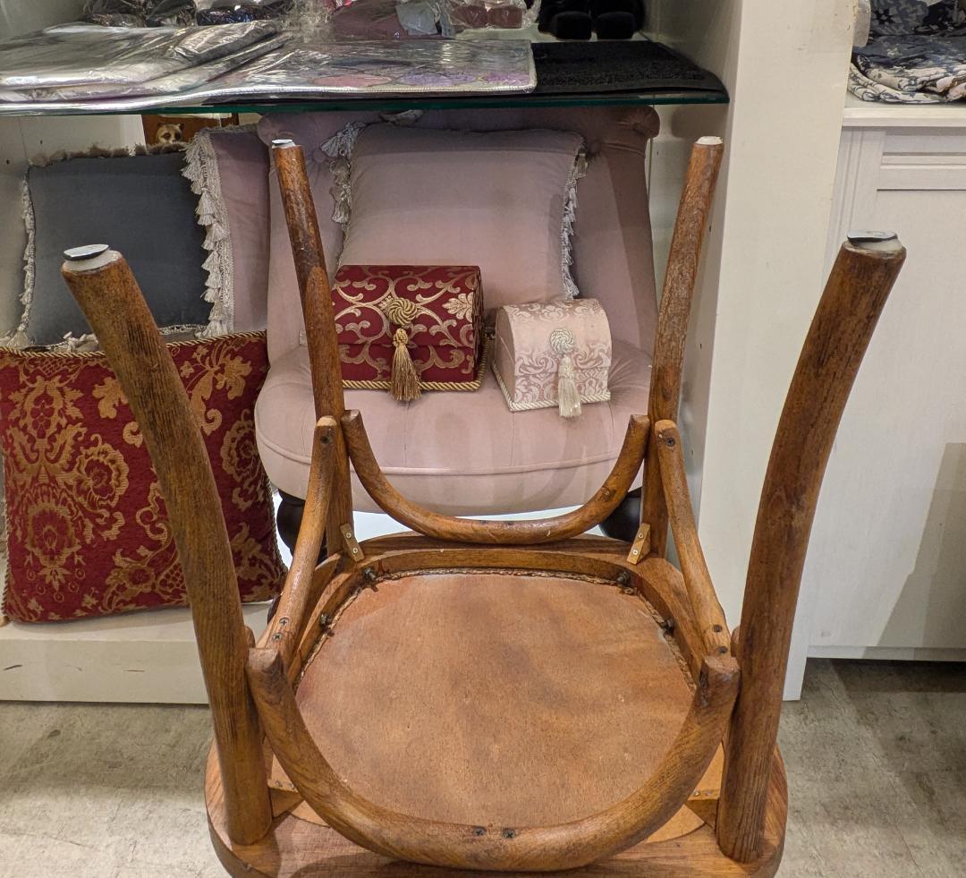 i☆ クロスバック チェア 曲木 北欧レトロ 椅子 家具 木製 ラタン 籐