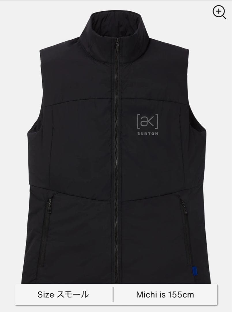 【美品】Burton [ak] ヘリウム ストレッチ インサレーテッド ベスト