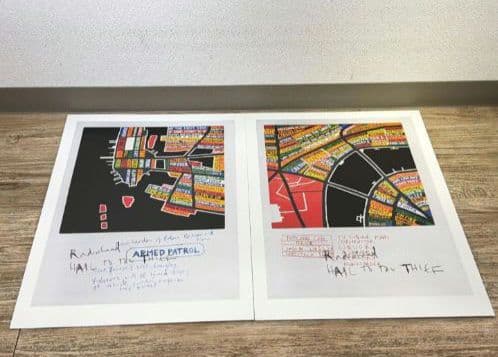 レディオヘッド　ヘイル・トゥ・ザ・シーフリトグラフ8枚セット RADIOHEAD