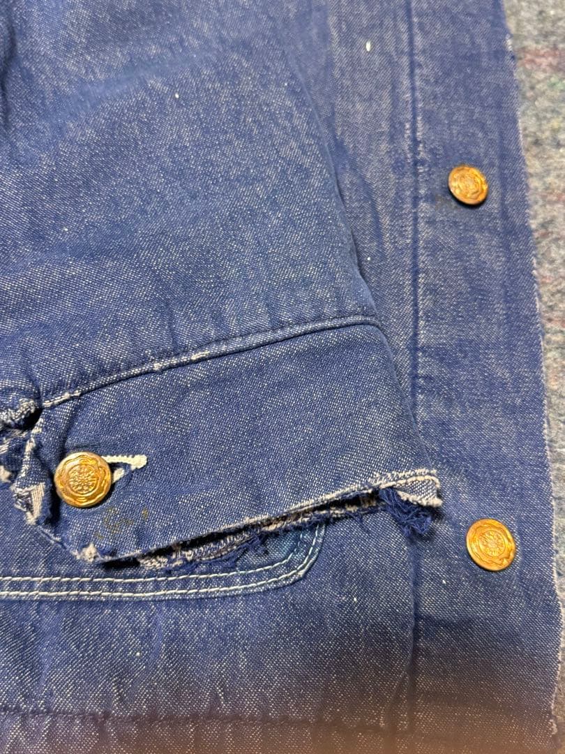 e*y様 ヴィンテージWrangler70s80sデニムカバーオール雰囲気系ボロ