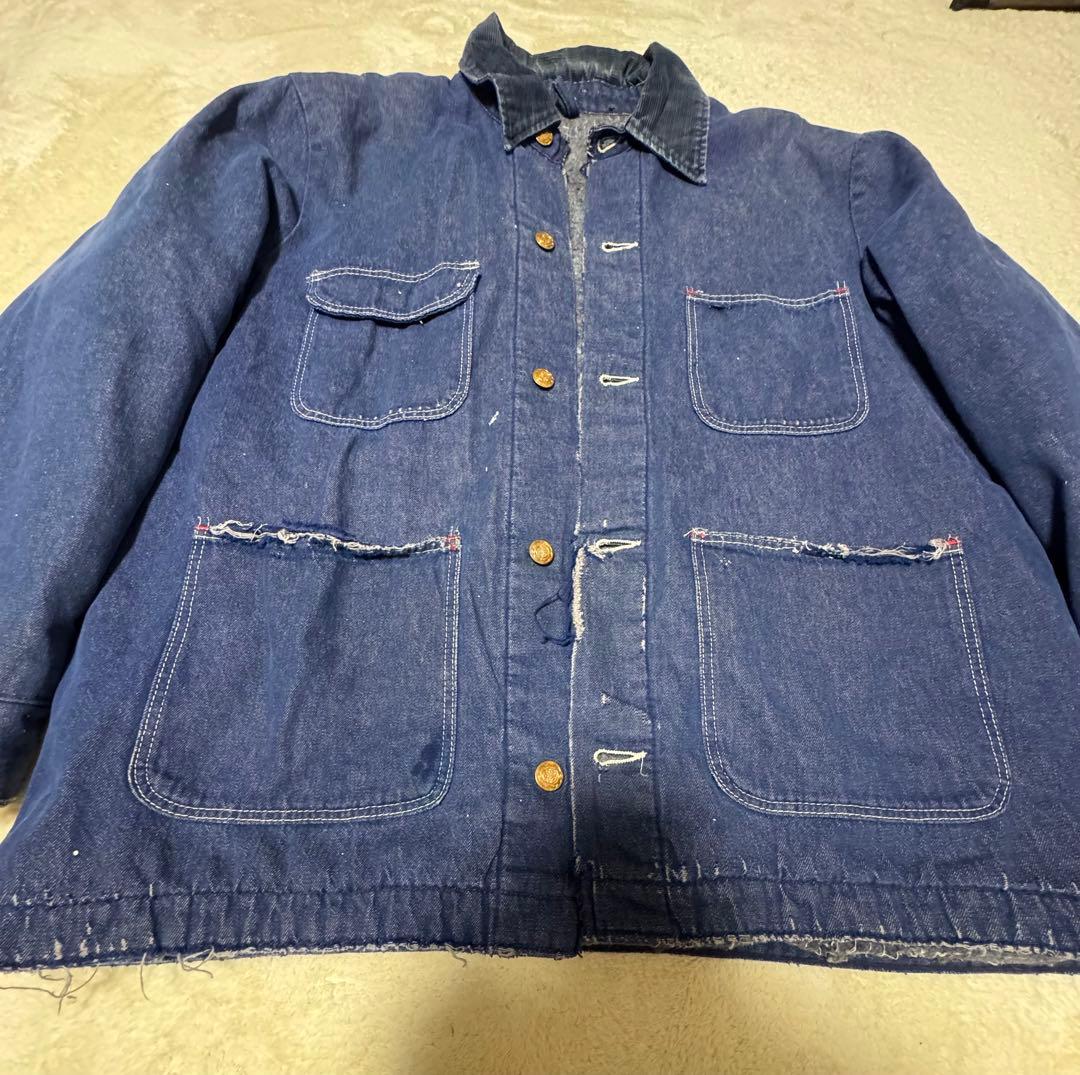 e*y様 ヴィンテージWrangler70s80sデニムカバーオール雰囲気系ボロ