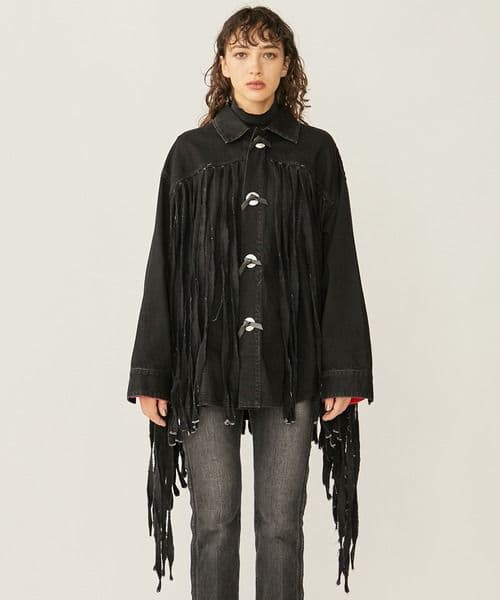 定価97900円✳️TOGA フリンジ デニムジャケット