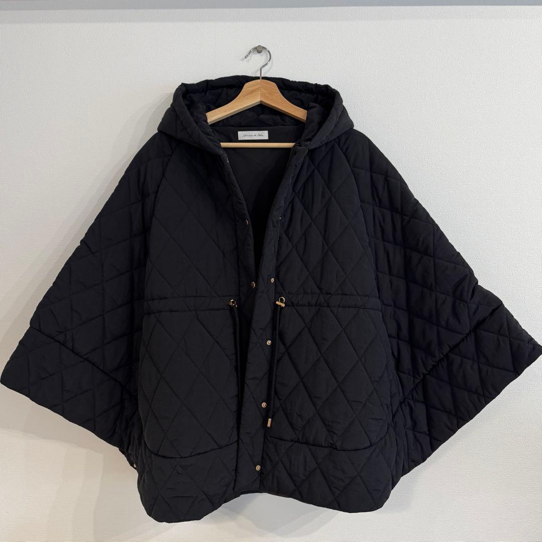 未使用　maison de dolce メゾンドドルチェ キルティングポンチョ