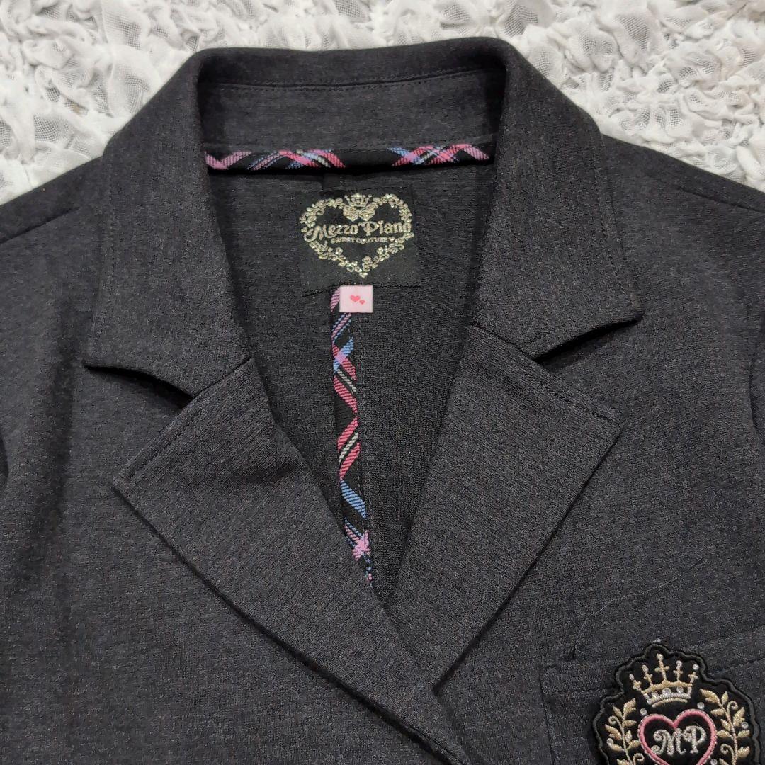 メゾピアノ フォーマル セットアップ 160 Lサイズ 卒服 美品
