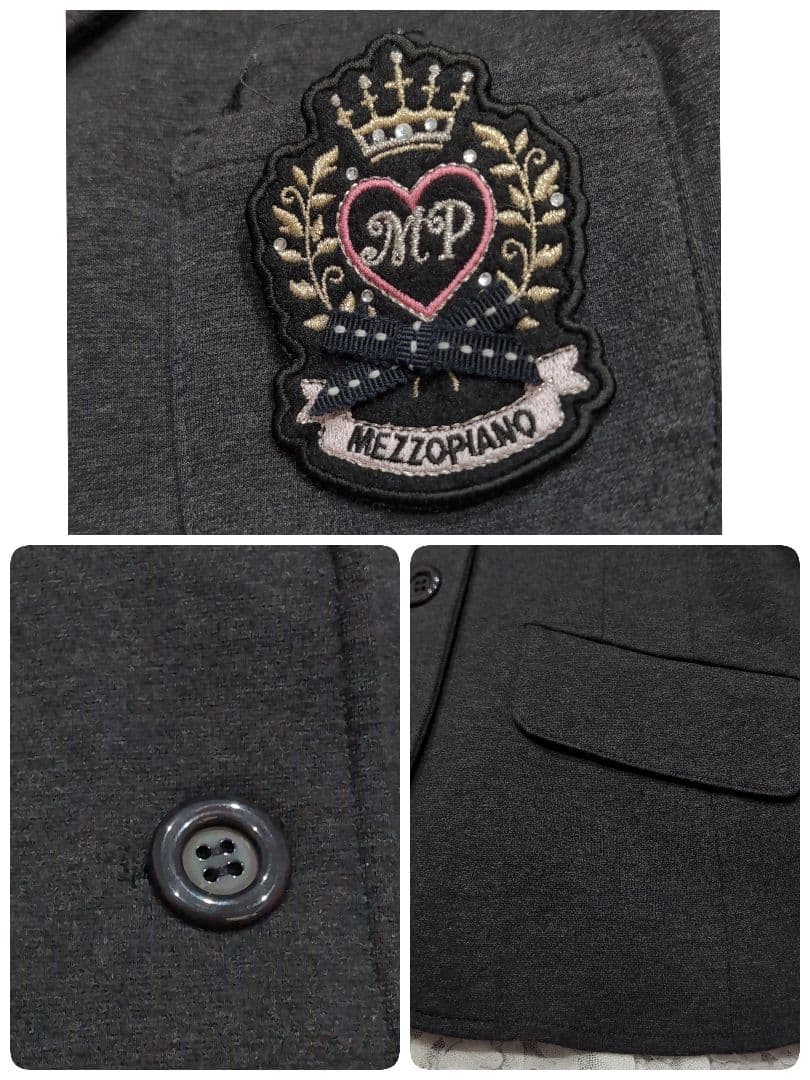 メゾピアノ フォーマル セットアップ 160 Lサイズ 卒服 美品