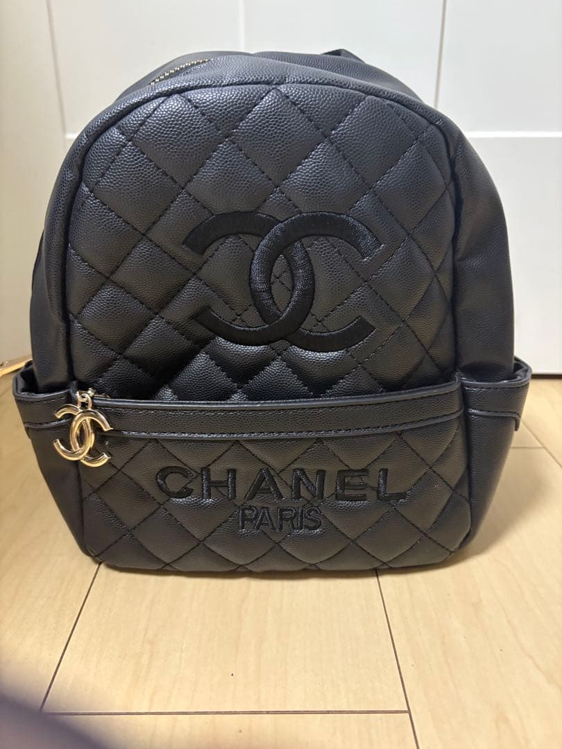 シャネル ノベルティ リュック ・バッグパック ブラック
