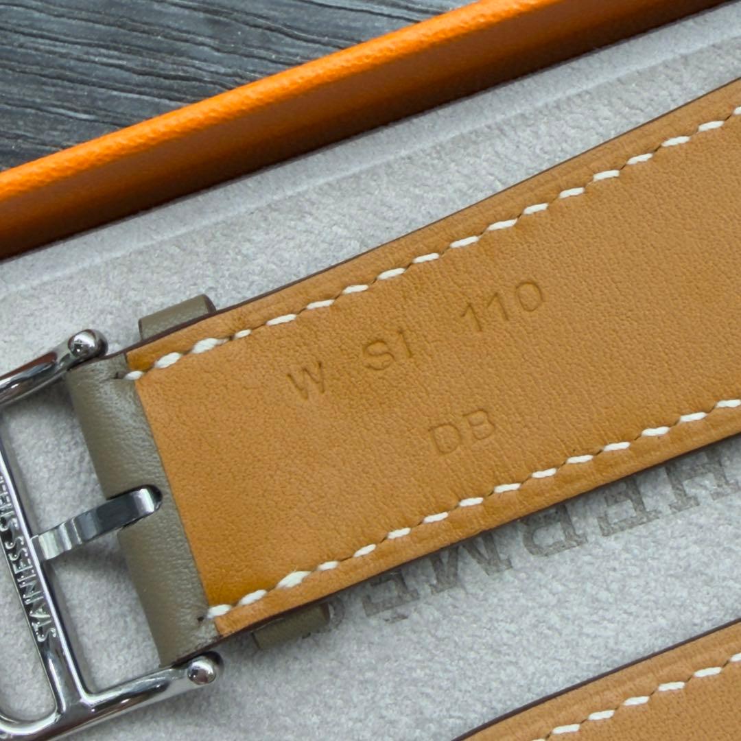 2957 ほぼ未使用　Apple Watch エルメス　エトゥープ　レザー