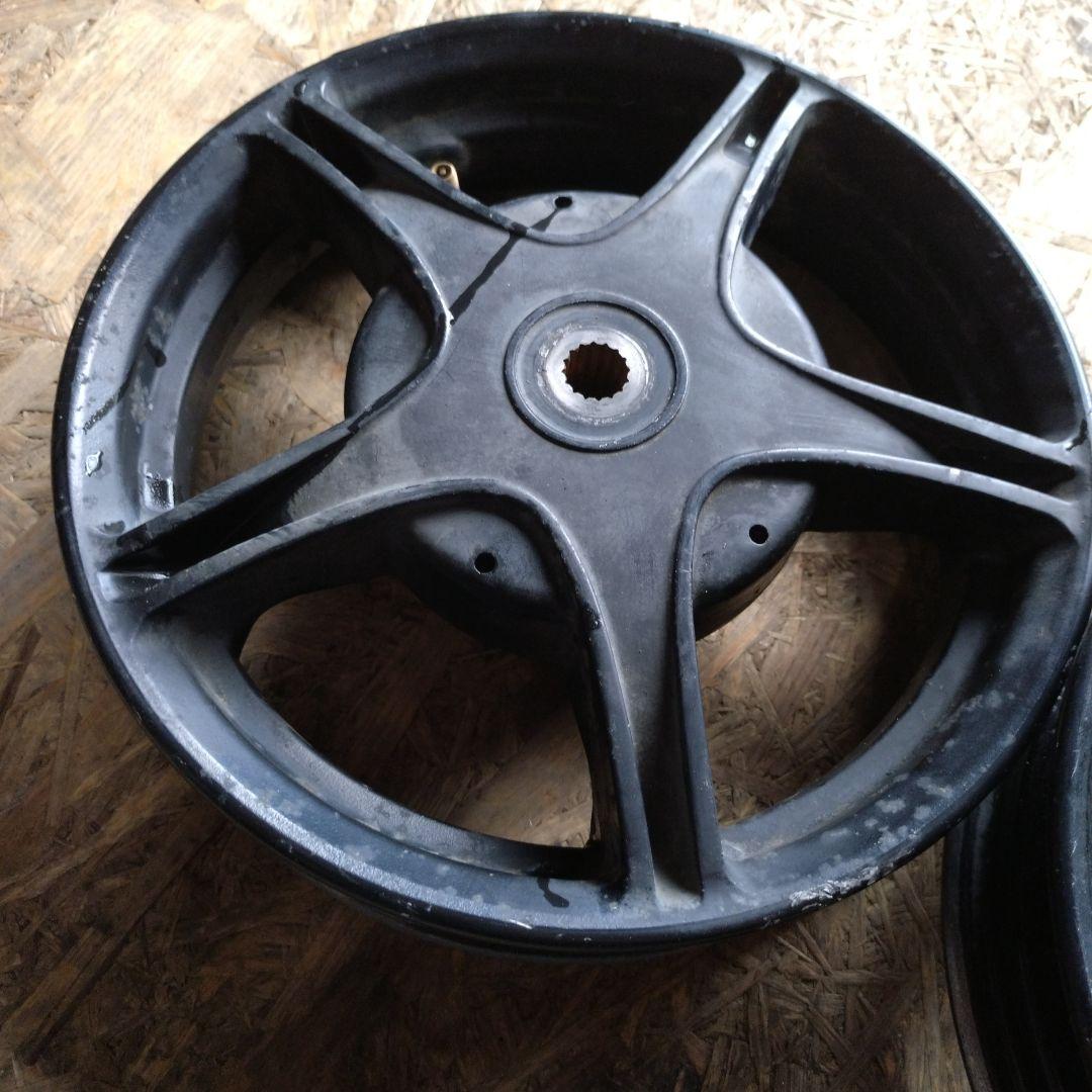 SA39J JOG 前後ホイール　黒