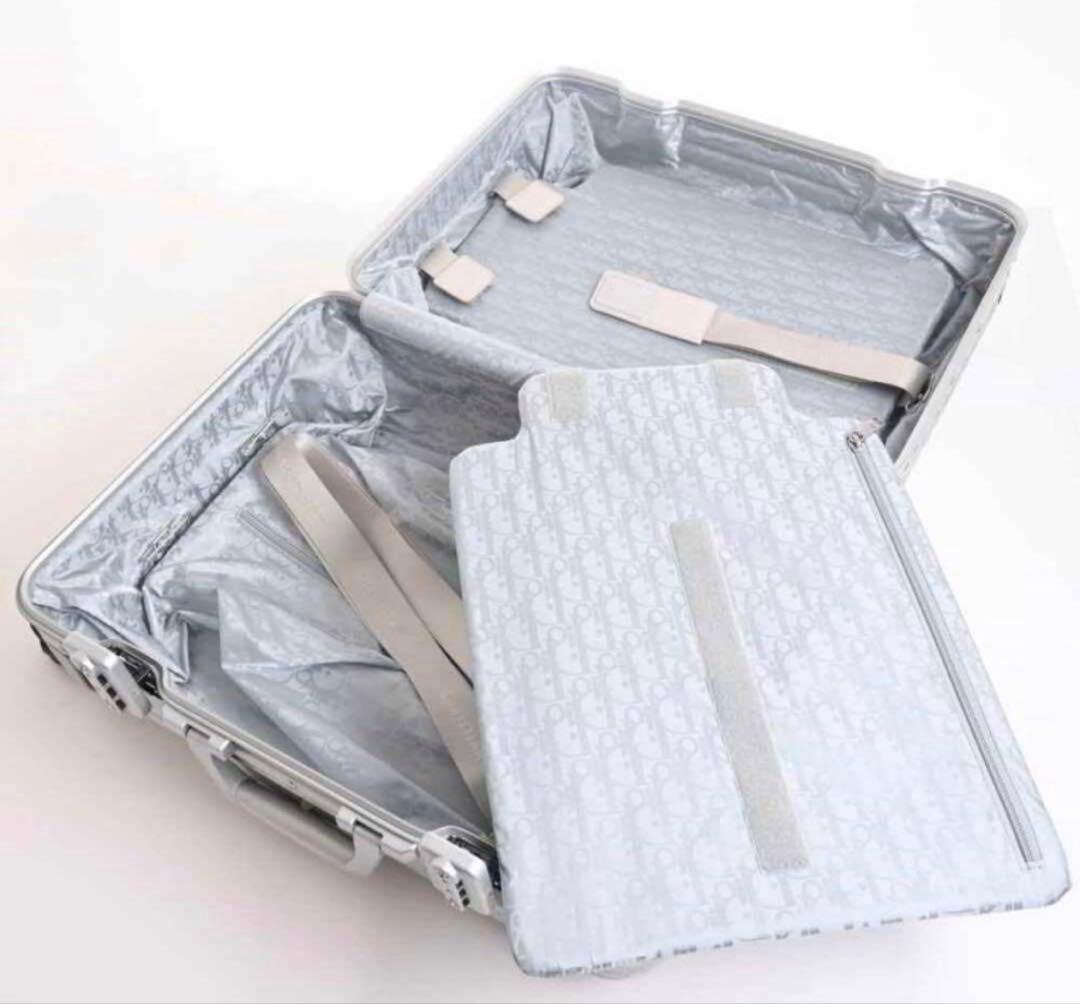 DIOR and RIMOWA キャビン　シルバー　キャリーケース　美品