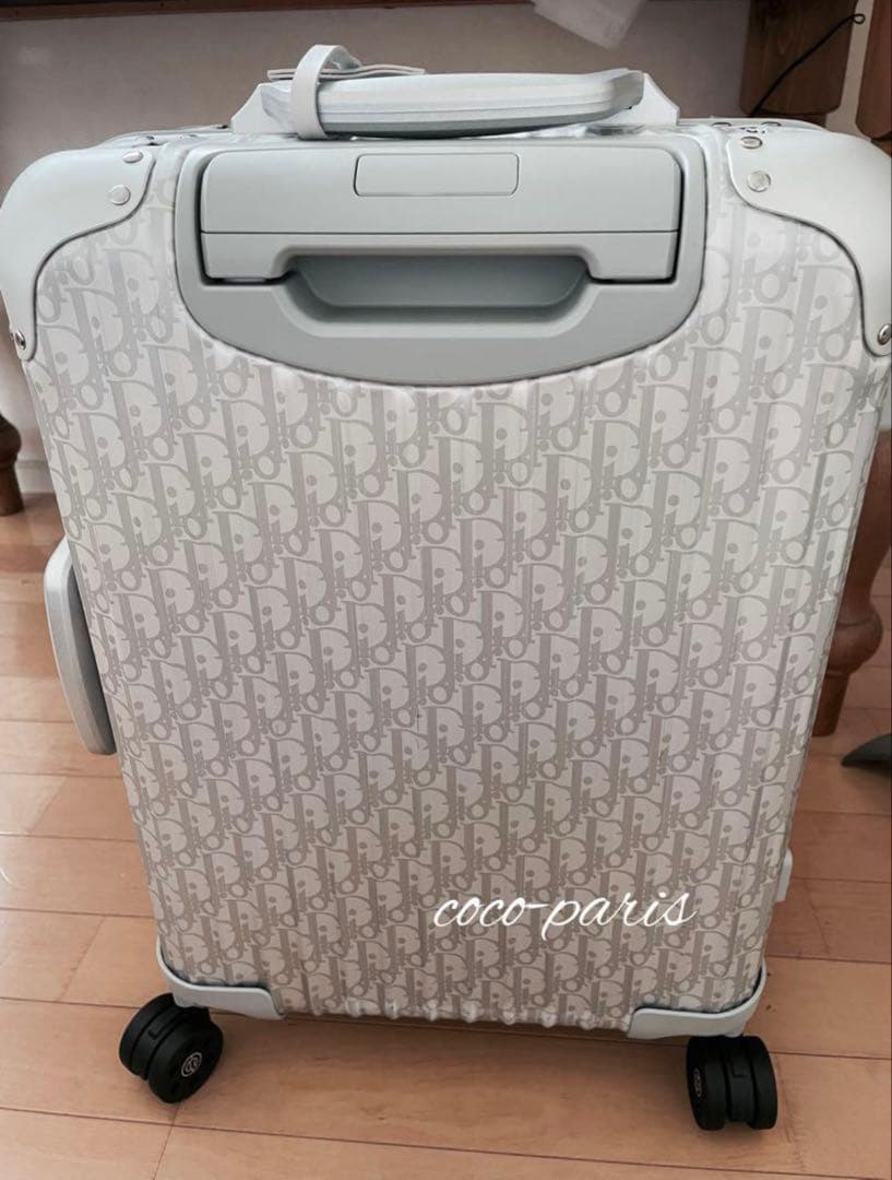 DIOR and RIMOWA キャビン　シルバー　キャリーケース　美品
