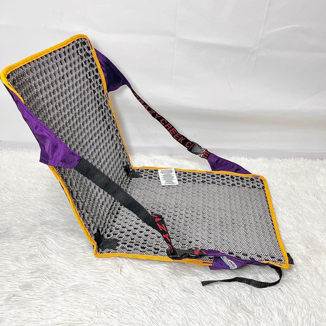 【美品】CRAZY CREEK アウトドア座椅子 フォールディングチェア