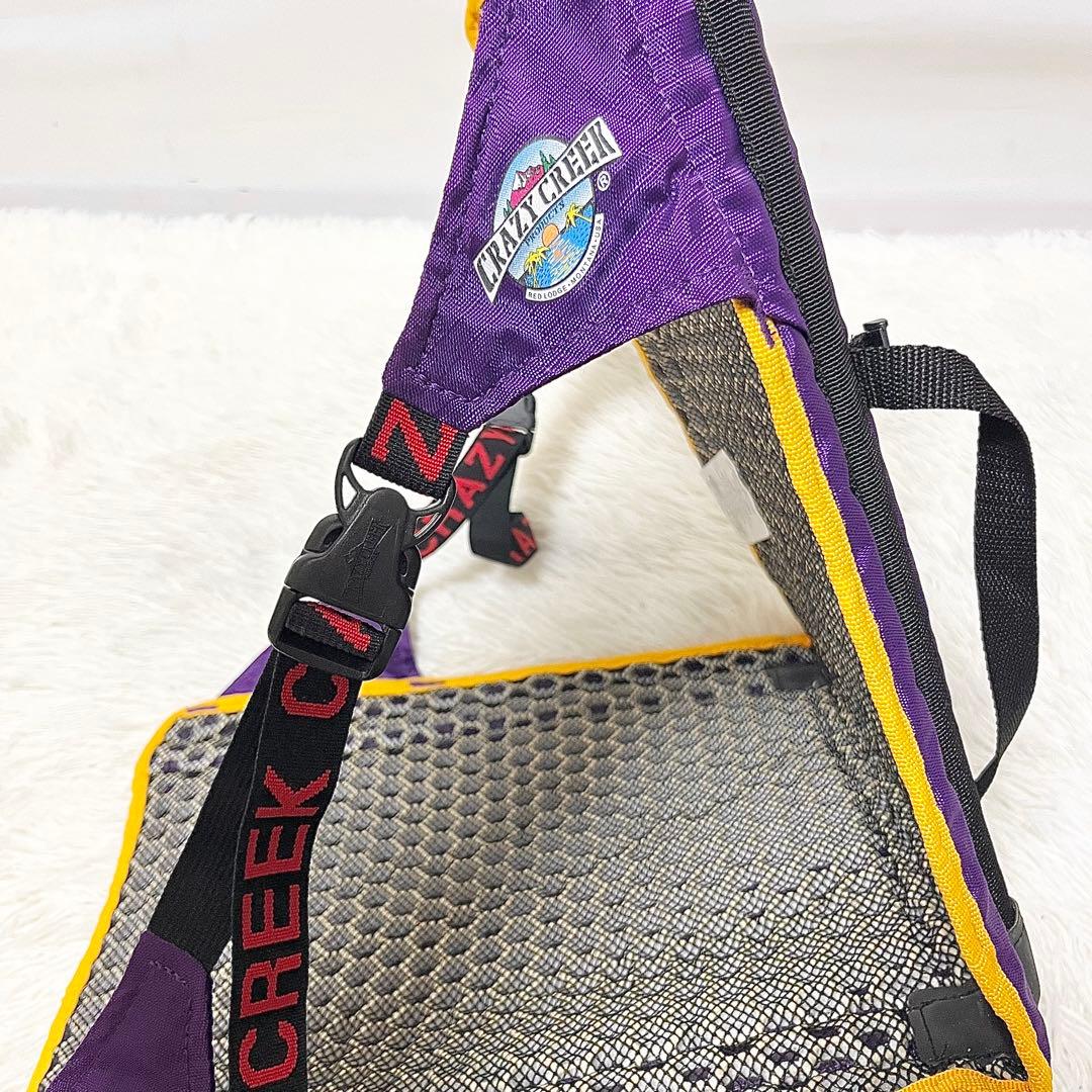 【美品】CRAZY CREEK アウトドア座椅子 フォールディングチェア