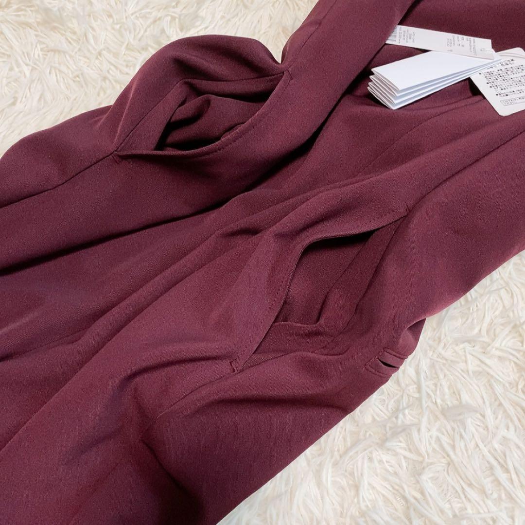 【未使用級】アンスリード サスペンダーオールインワン ボルドー タグ付き