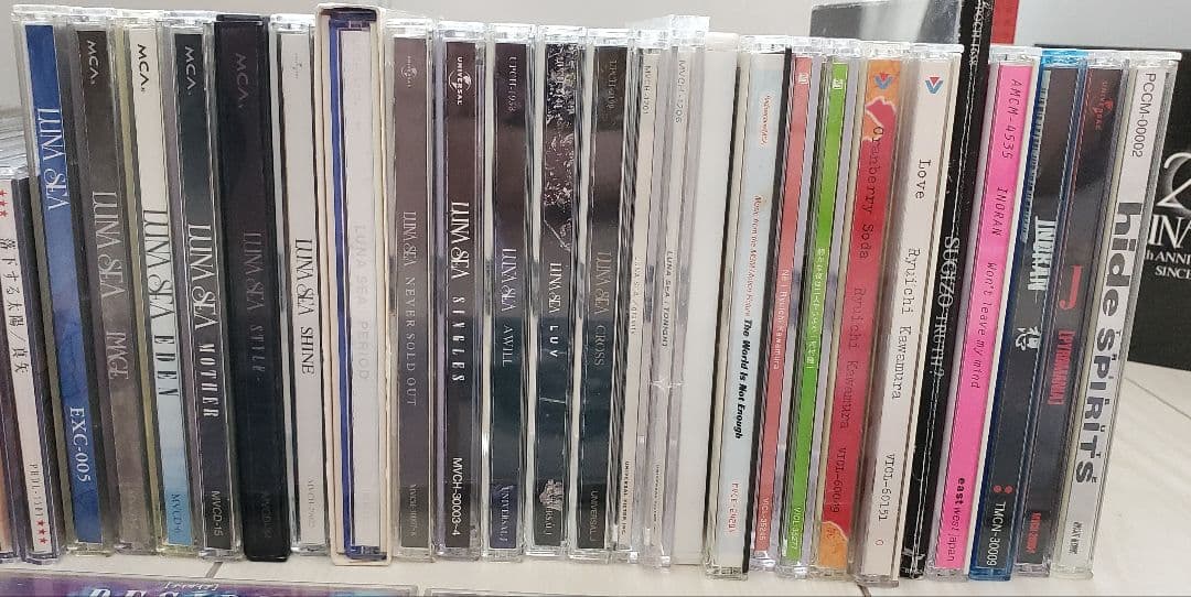 LUNASEA＆ソロ：シングル、アルバム、VHS セット