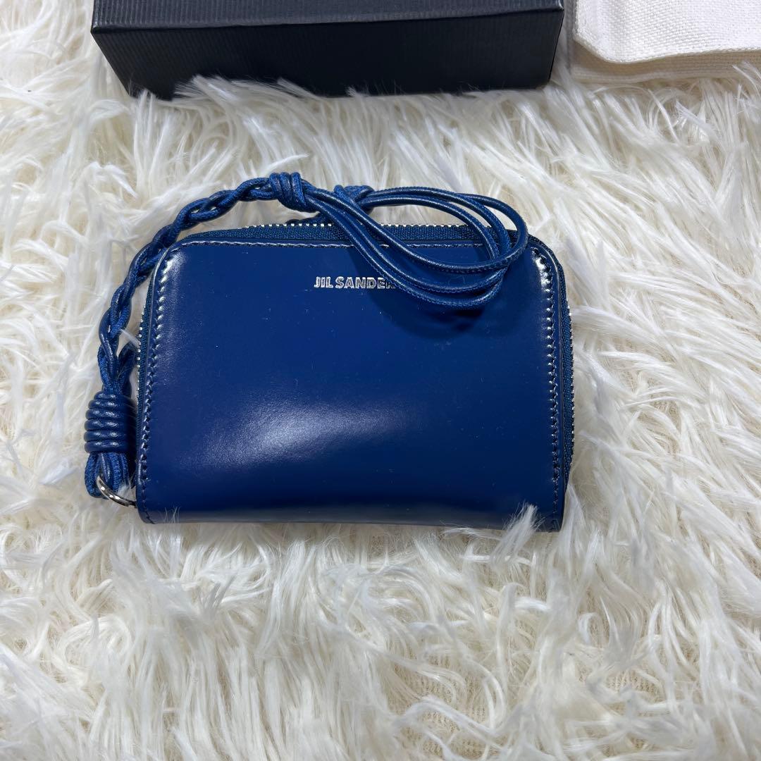 【極美品】JIL SANDER ジルサンダー ブルー ケース