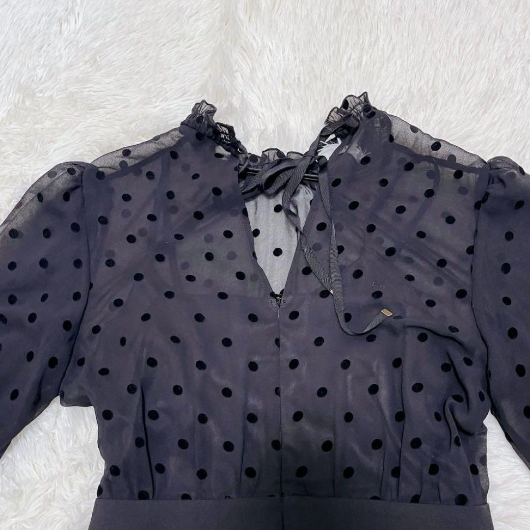 【美品】LILY BROWN オケージョンロンパース　ブラック　サイズ0