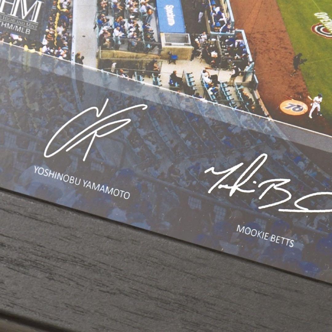 ロサンゼルス・ドジャース サイン入り写真　限定5000枚　大谷翔平　ボブルヘッド
