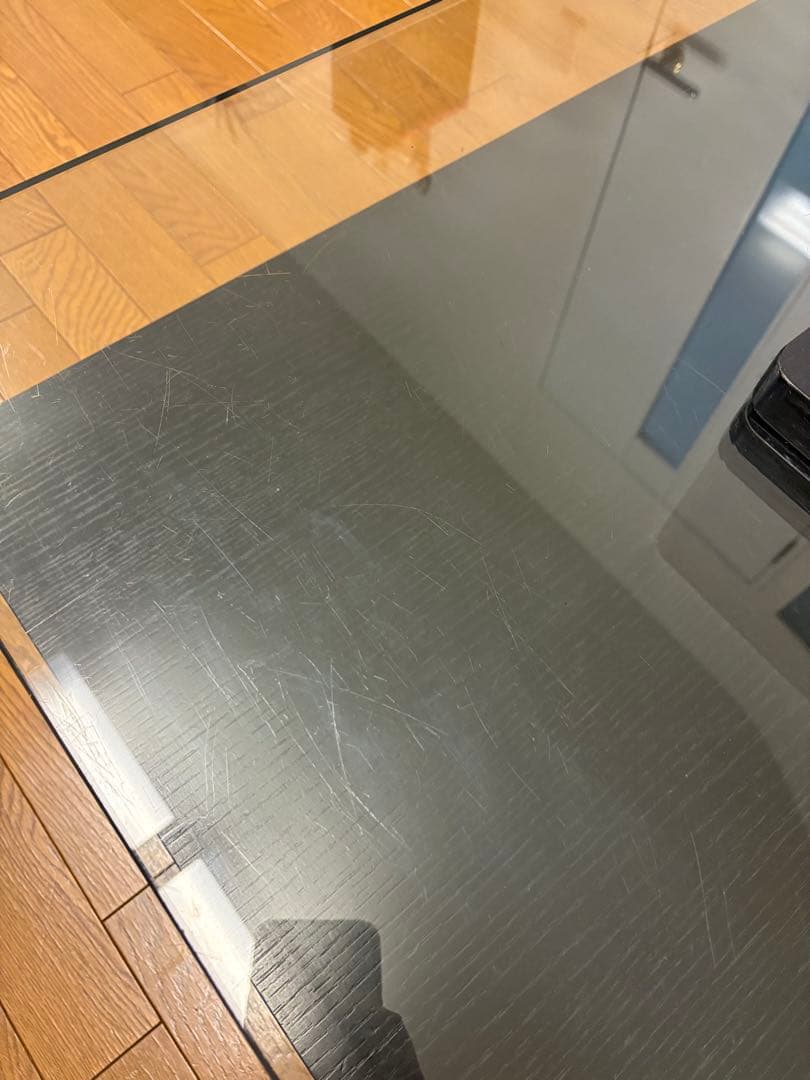 アルモニア (Armonia) ガラステーブル (ブラック) 鎌倉市内受渡し限定