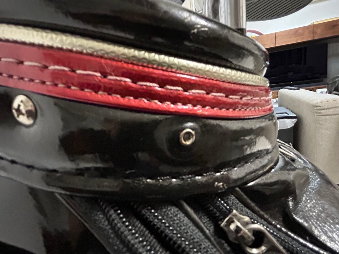 Titleist キャディバッグ 黒 赤