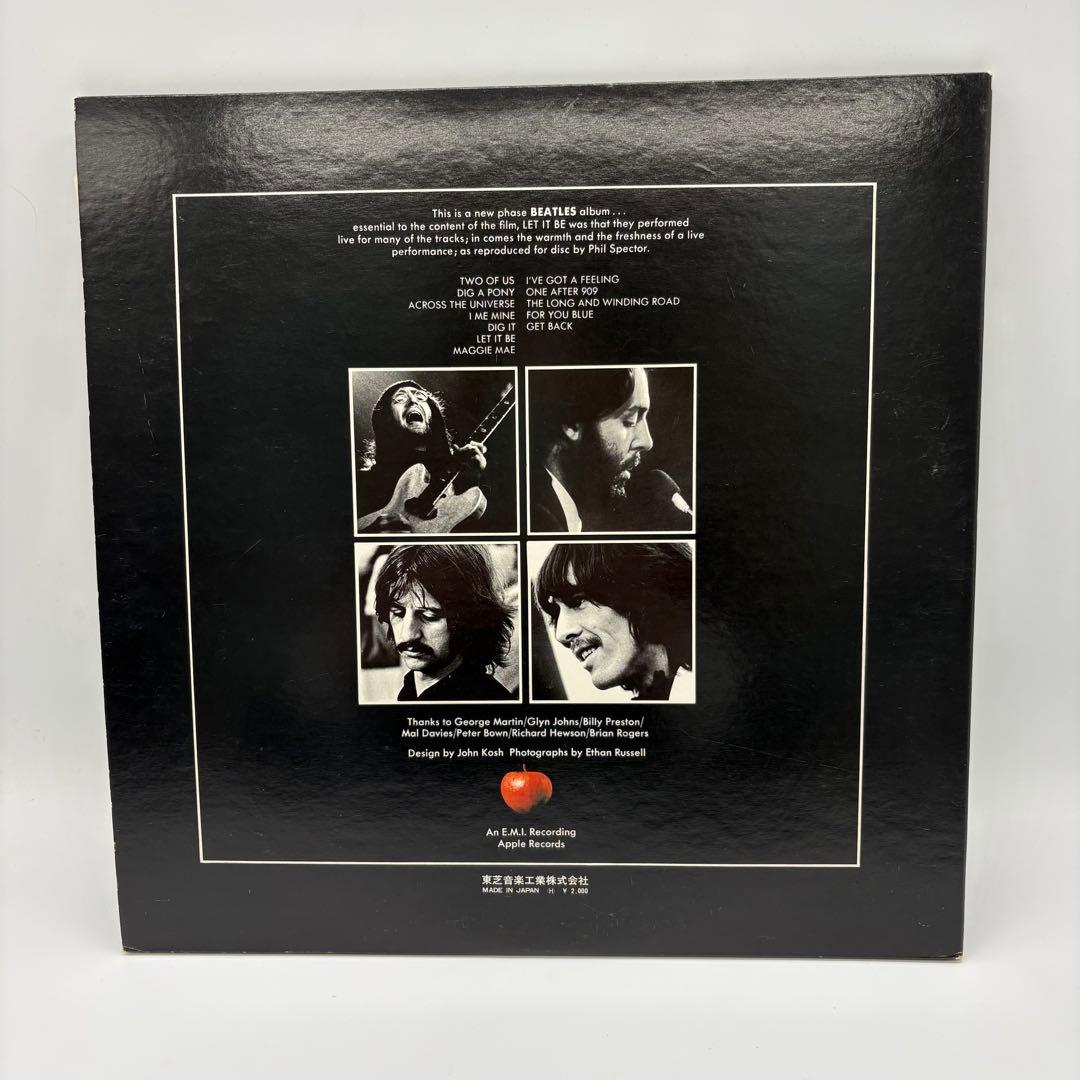 ♦︎【赤盤】THE BEATLES ビートルズ LET IT BEレコード 国内版