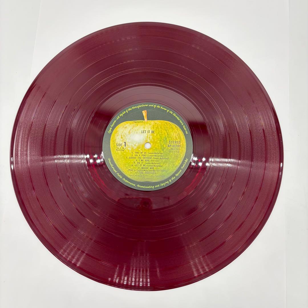 ♦︎【赤盤】THE BEATLES ビートルズ LET IT BEレコード 国内版