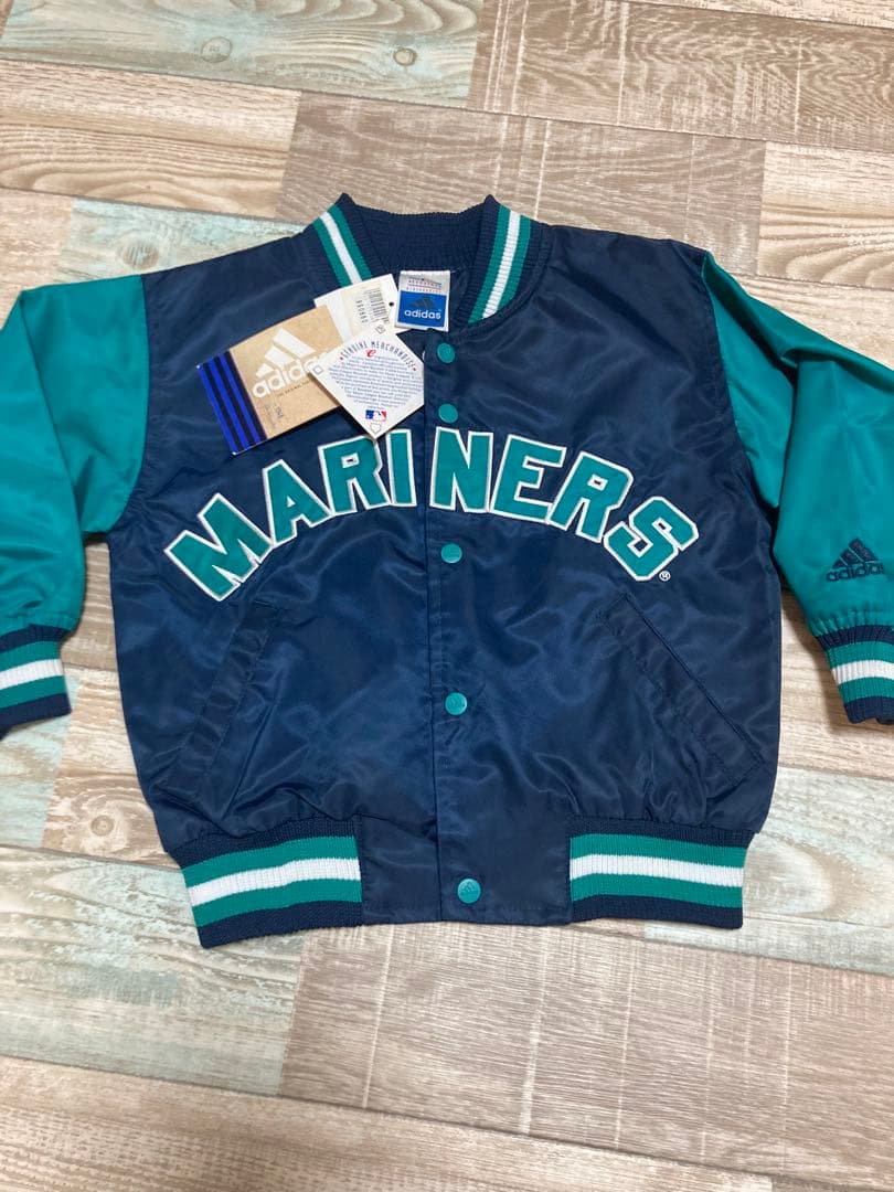 激レア新品タグ付adidas製シアトルMARINERS 上下　スタジャンセット