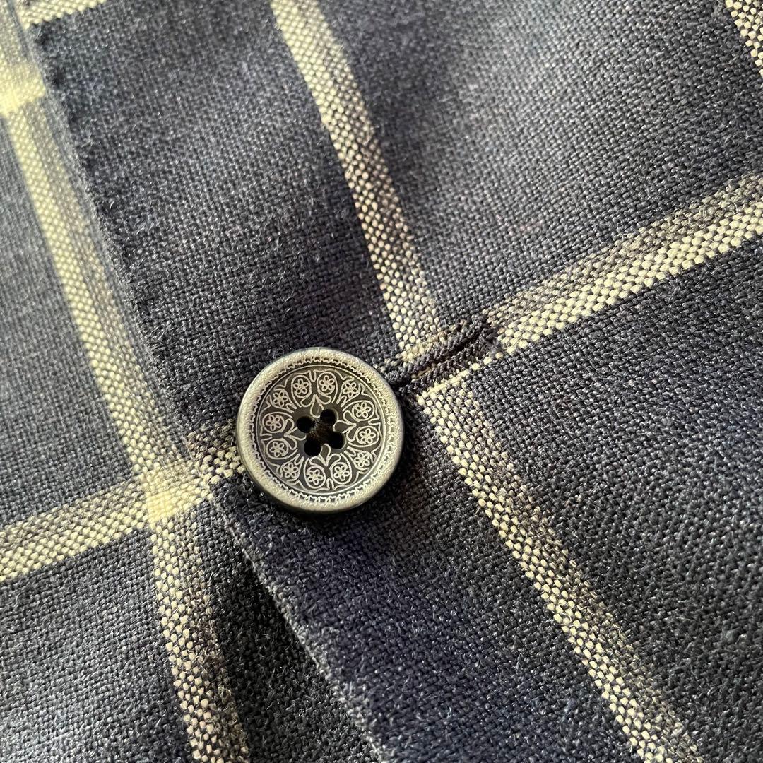 【新品未使用！】タリアトーレ　テーラードジャケット　チェック　ウール　シルク