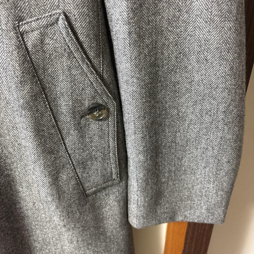 なここ様HERNOグレー ヘリンボーンコート