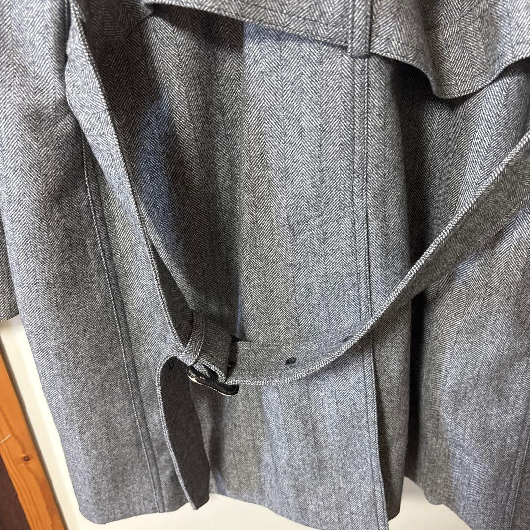 なここ様HERNOグレー ヘリンボーンコート