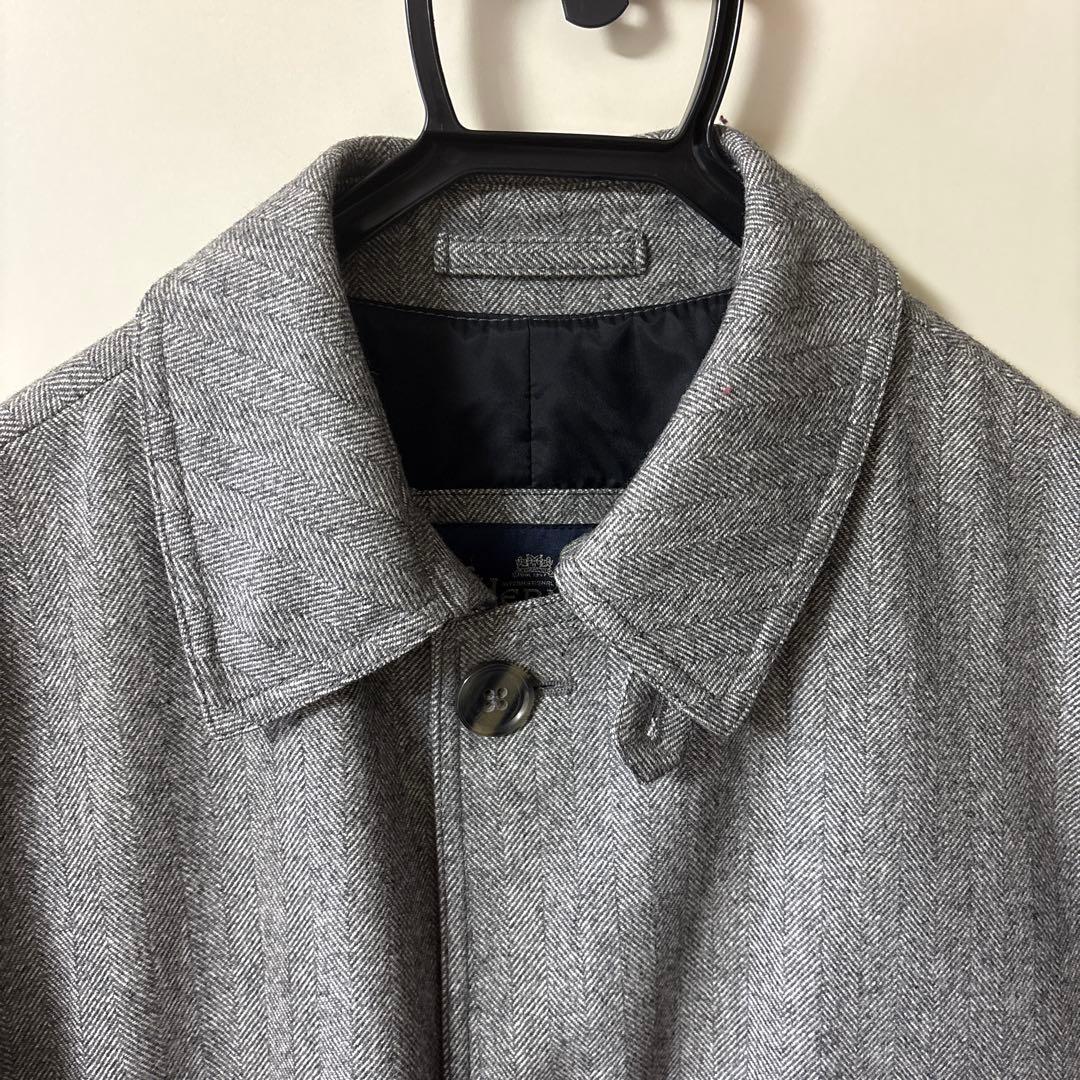 なここ様HERNOグレー ヘリンボーンコート