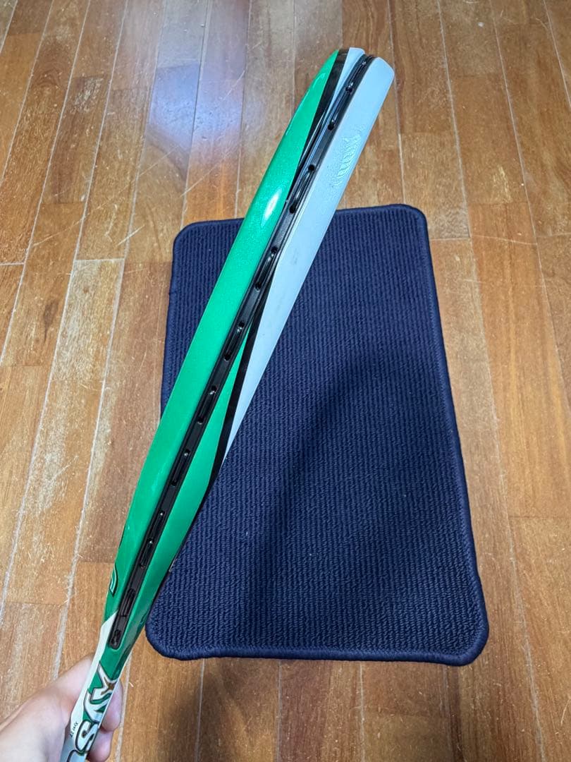 ミズノ　Xyst TT ジスト　 軟式テニスラケット ホワイト/グリーン