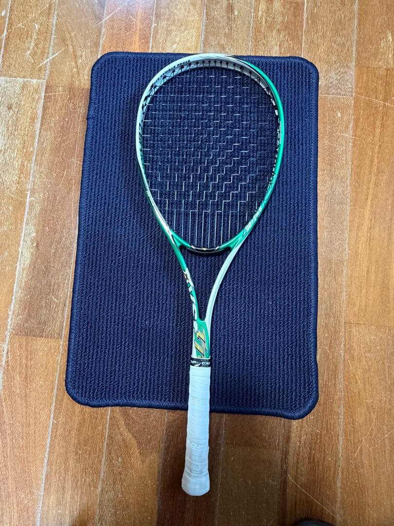 ミズノ　Xyst TT ジスト　 軟式テニスラケット ホワイト/グリーン